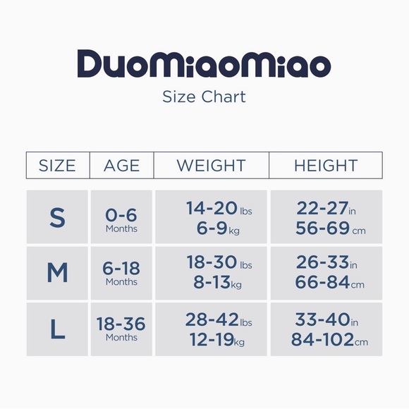 DuoMiaoMiao Muslin Baby Sleep Sack size 0-6 months - Picture 13 of 13